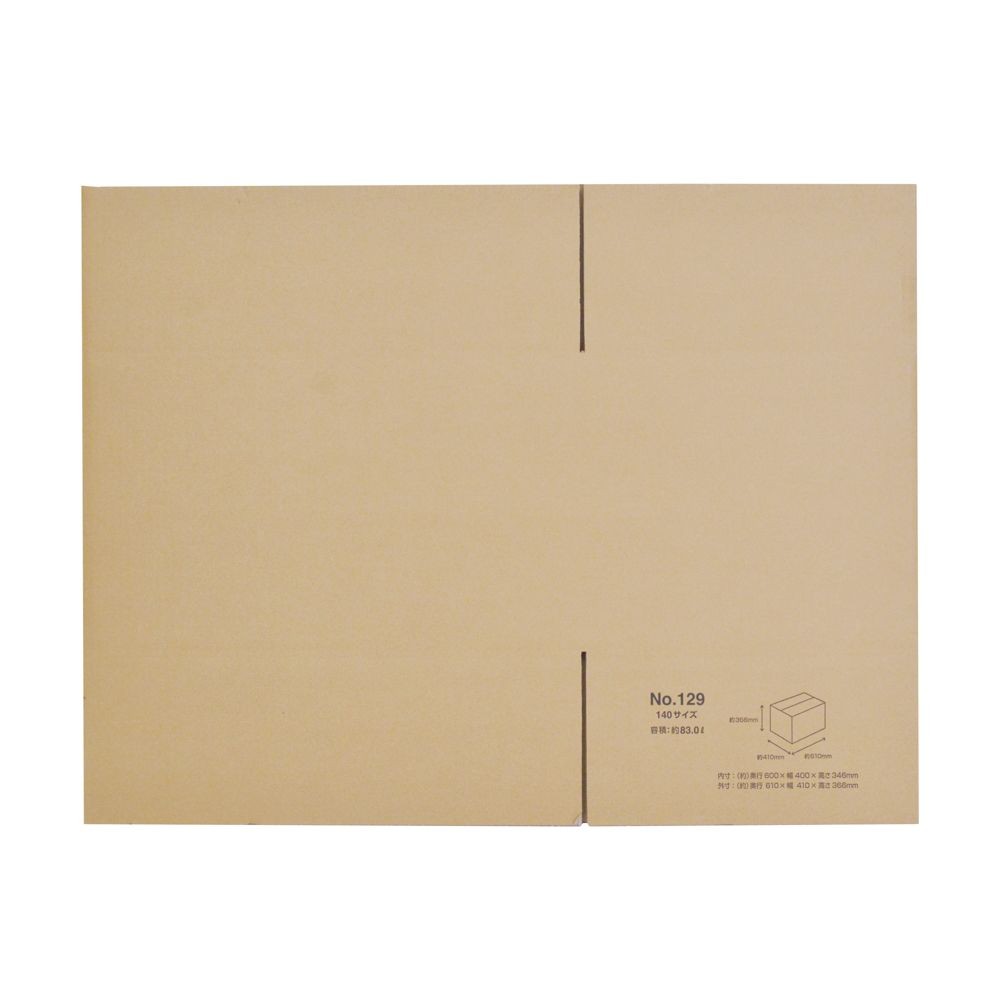 １２９　ダンボール　６００&times;４００&times;３４６, -, 120