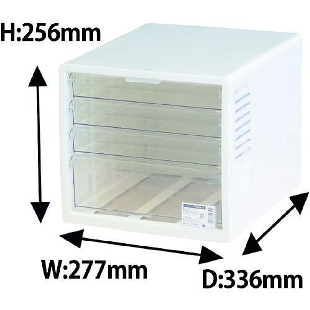 JEJアステージ  レターケース Ｆ4, ブラック, 浅型3段深型1段