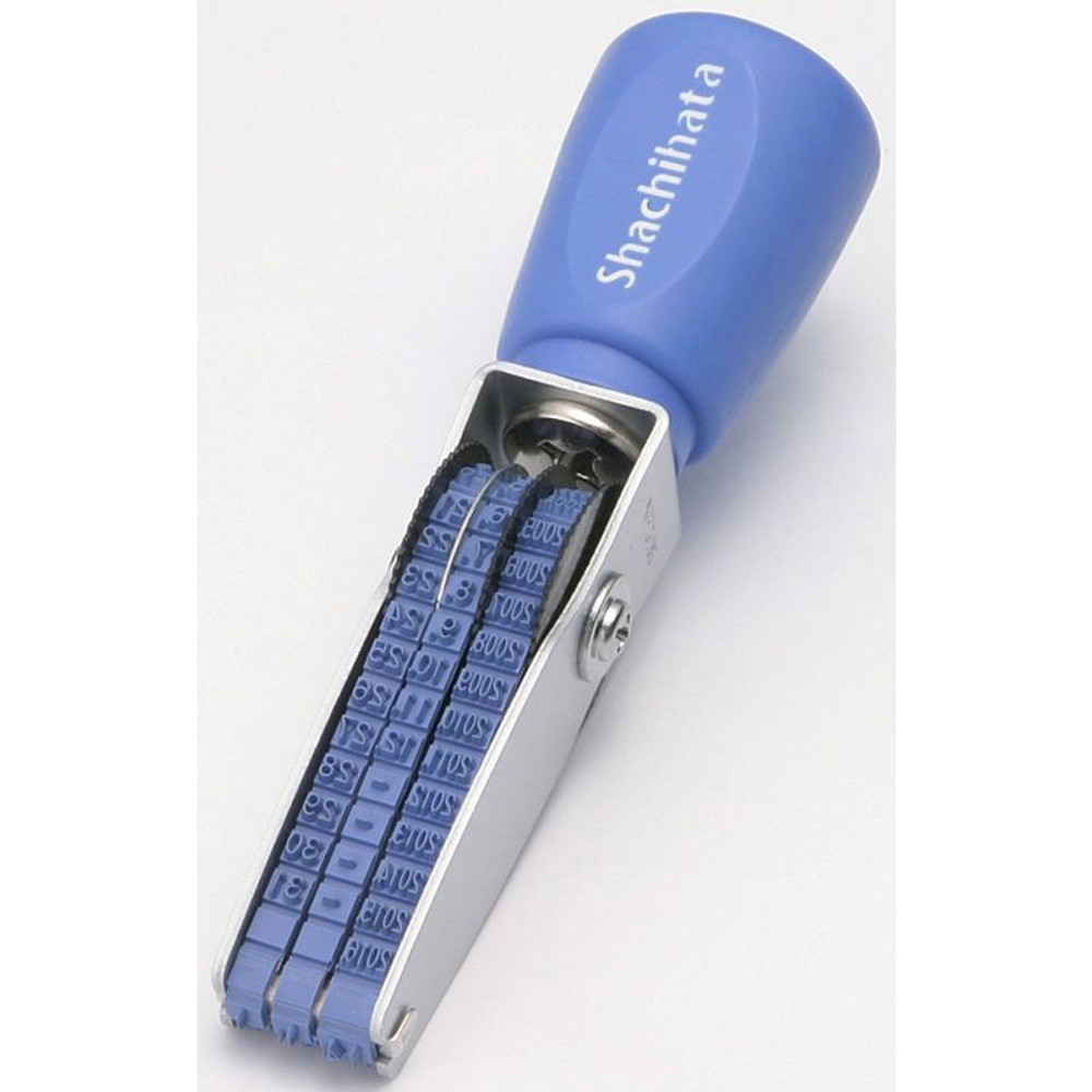 シヤチハタ　欧文6号3連　　　　ゴシック体　ＮＦＤ―36Ｇ, ブラック, 6号3連