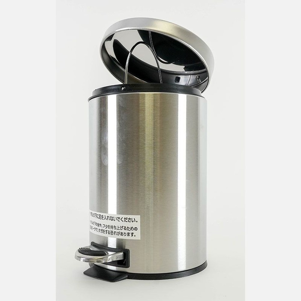 ステンレスペダルペール, シルバー（3.0L）, 3.0L