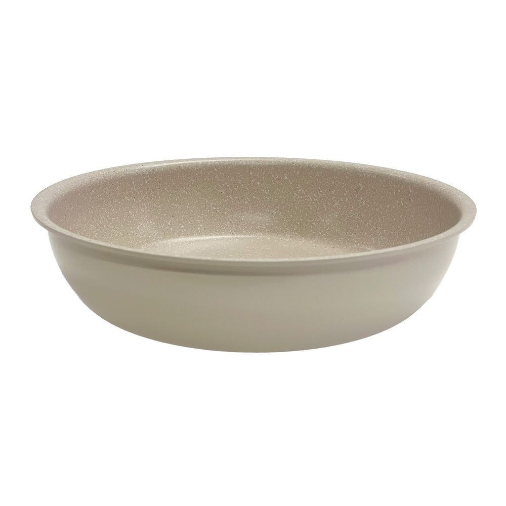WIZ'A ウィザ 食洗器で洗える着脱式 フライパン 20cm WZFP-20, ベージュ, D215&times;W215&times;H54mm