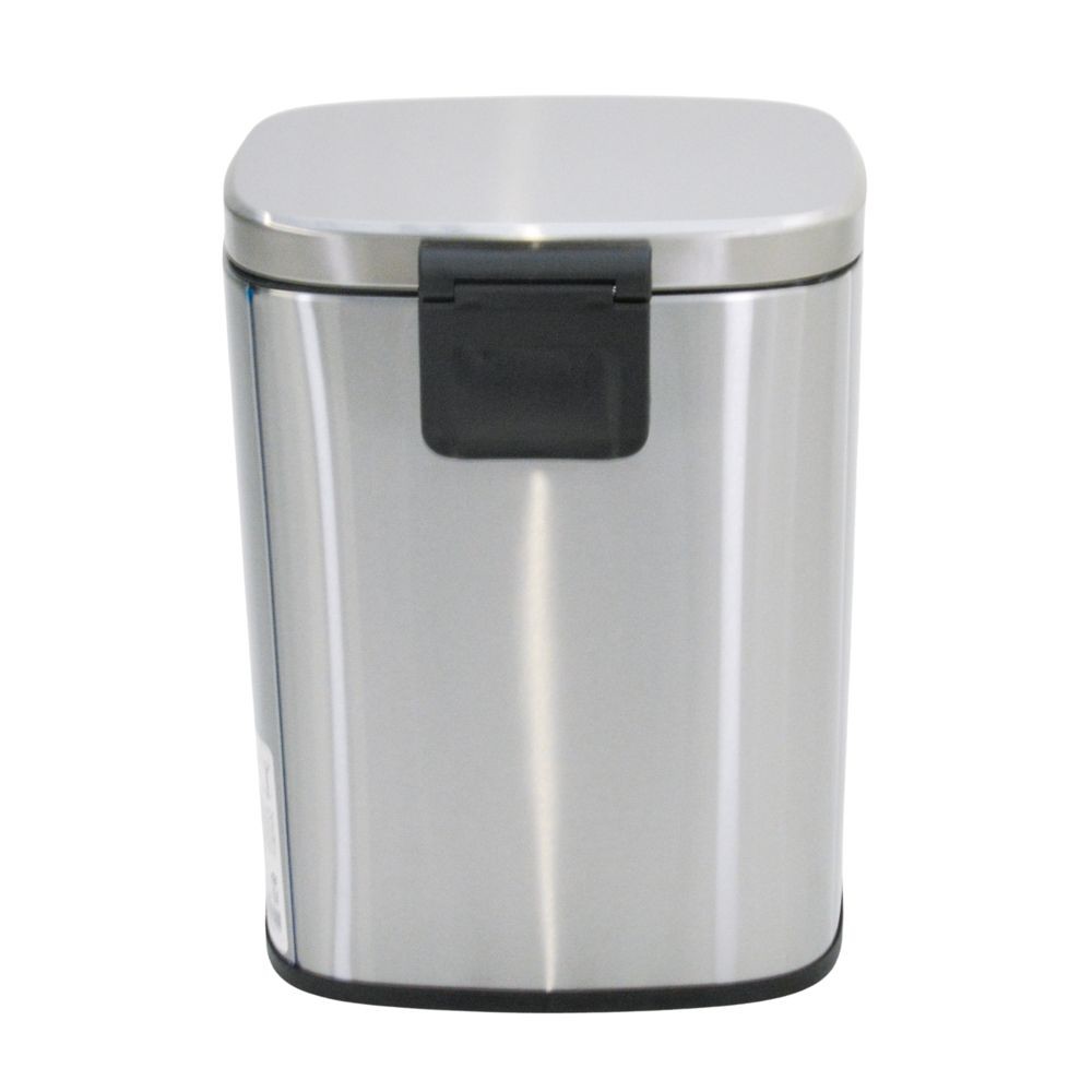 ステンレスペダルペール　ワイド型, ステンレス（5L）, 5.0L