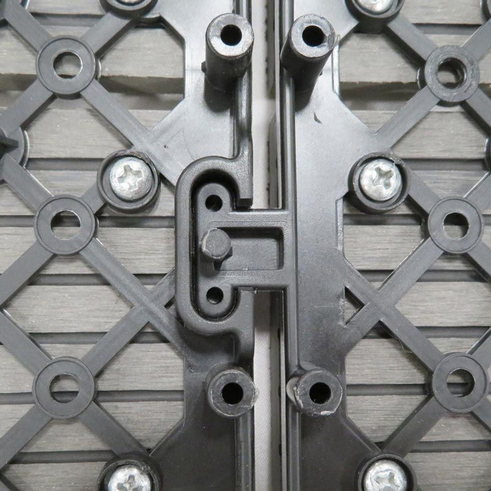 ジョイント式人工樹脂パネル, グレー, 6個セット