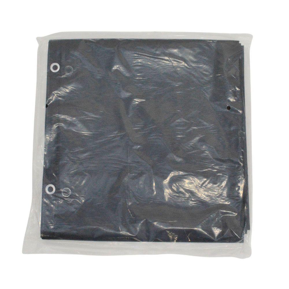 防炎メッシュシート　（約）１．８×５．４ｍ　ブラック, ブラック, 1.8×5.4m