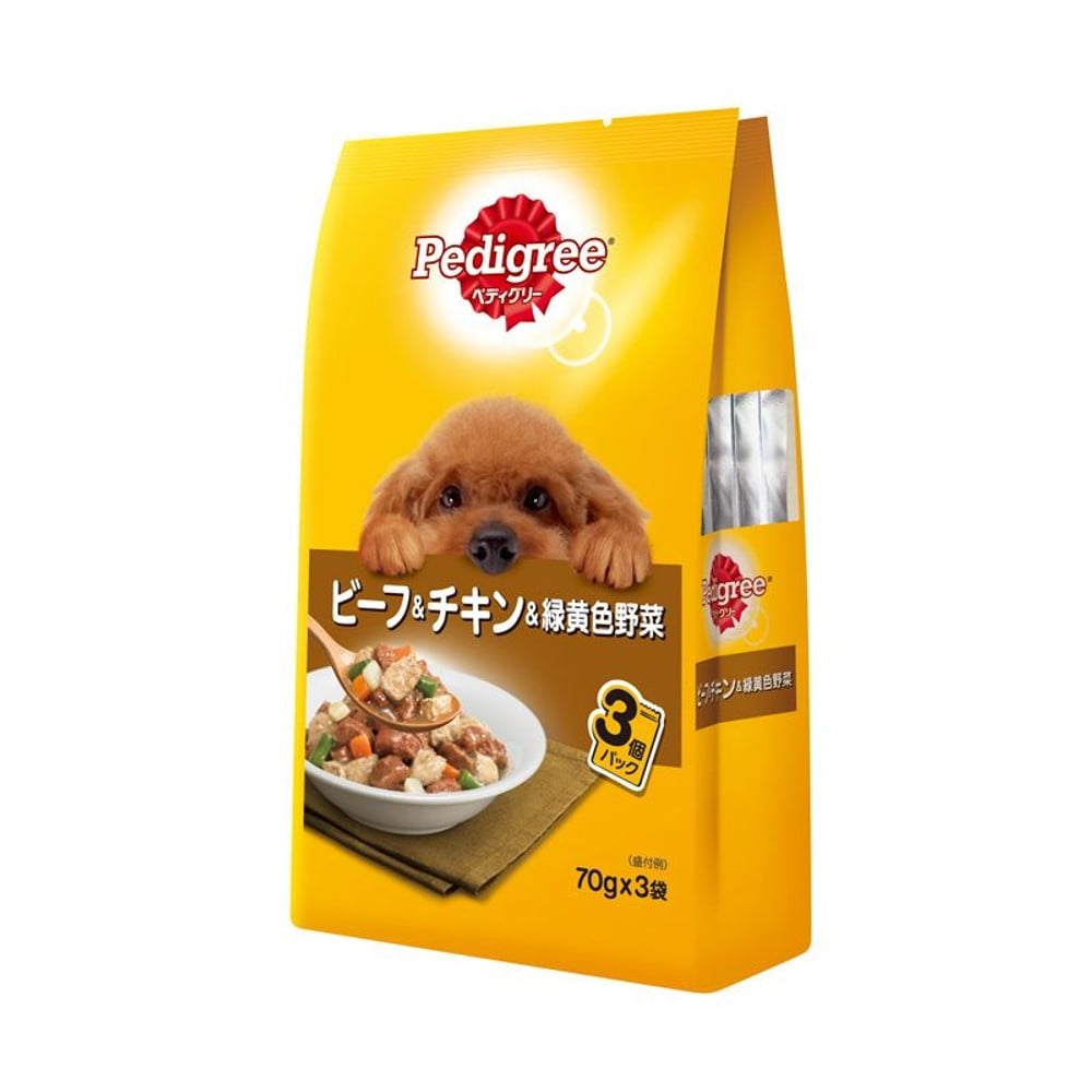 ペディグリー3Ｐ　成犬用旨みビーフ＆チキン＆野菜, その他カラー１, その他サイズ１
