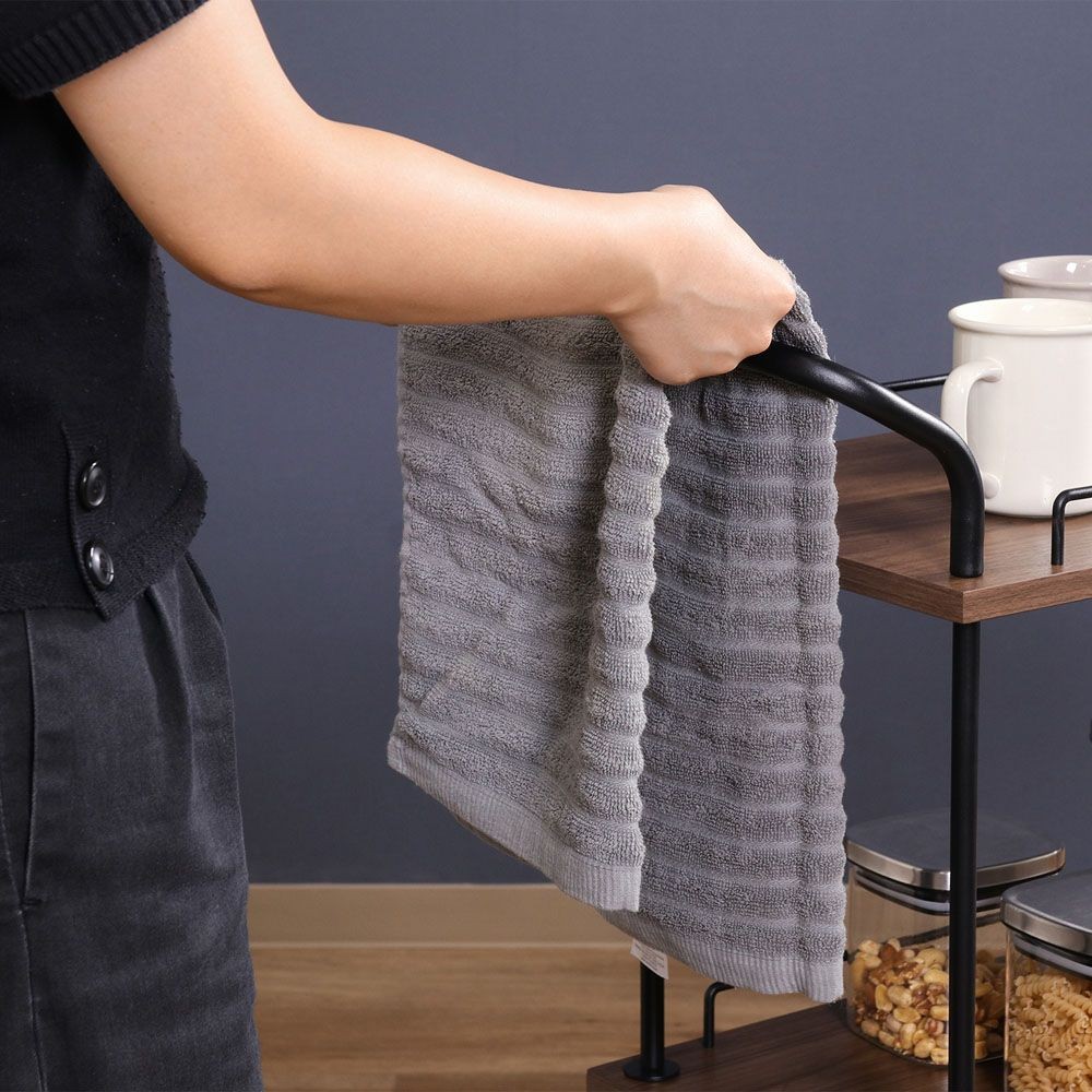 不二貿易 ＥＺＢＯツイストロック　キッチンカート　ＭＢＲ【メーカー直送・代引不可】, ブラウン, 幅680mm&times;奥行300mm&times;高さ900mm