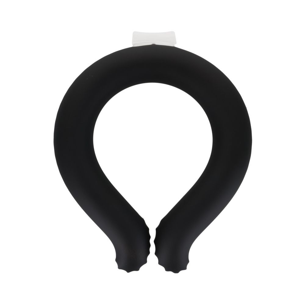 極太１８℃冷やっとリング　Ｗリング構造　ブラックＭ, ブラック, Mサイズ