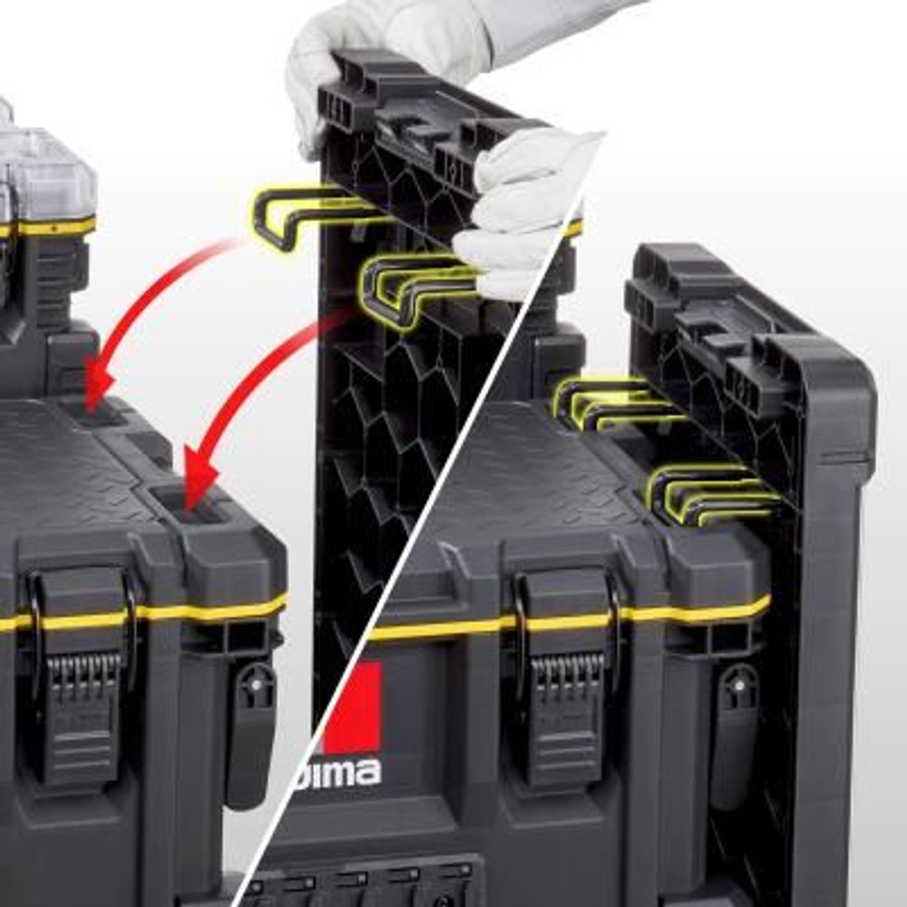 TAJIMA（タジマ） 工具ボックス用 ワークトップ TB-WT, ブラック/グリーン, ワークトップ
