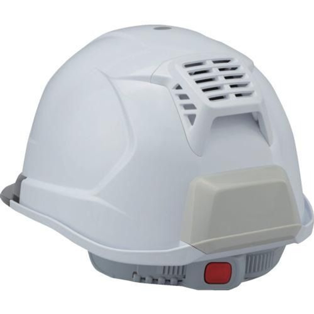 TOYO 送風機内蔵ヘルメット NO.395F-C, 白, 頭囲(cm)：53?62