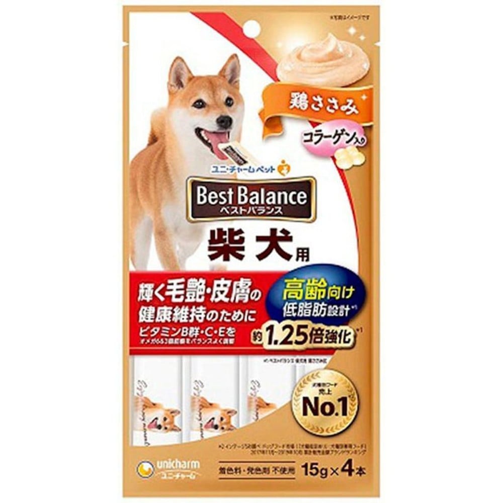 ユニチャーム　ベストバランス　柴犬　高齢　15ｇ4本, その他カラー１, その他サイズ１