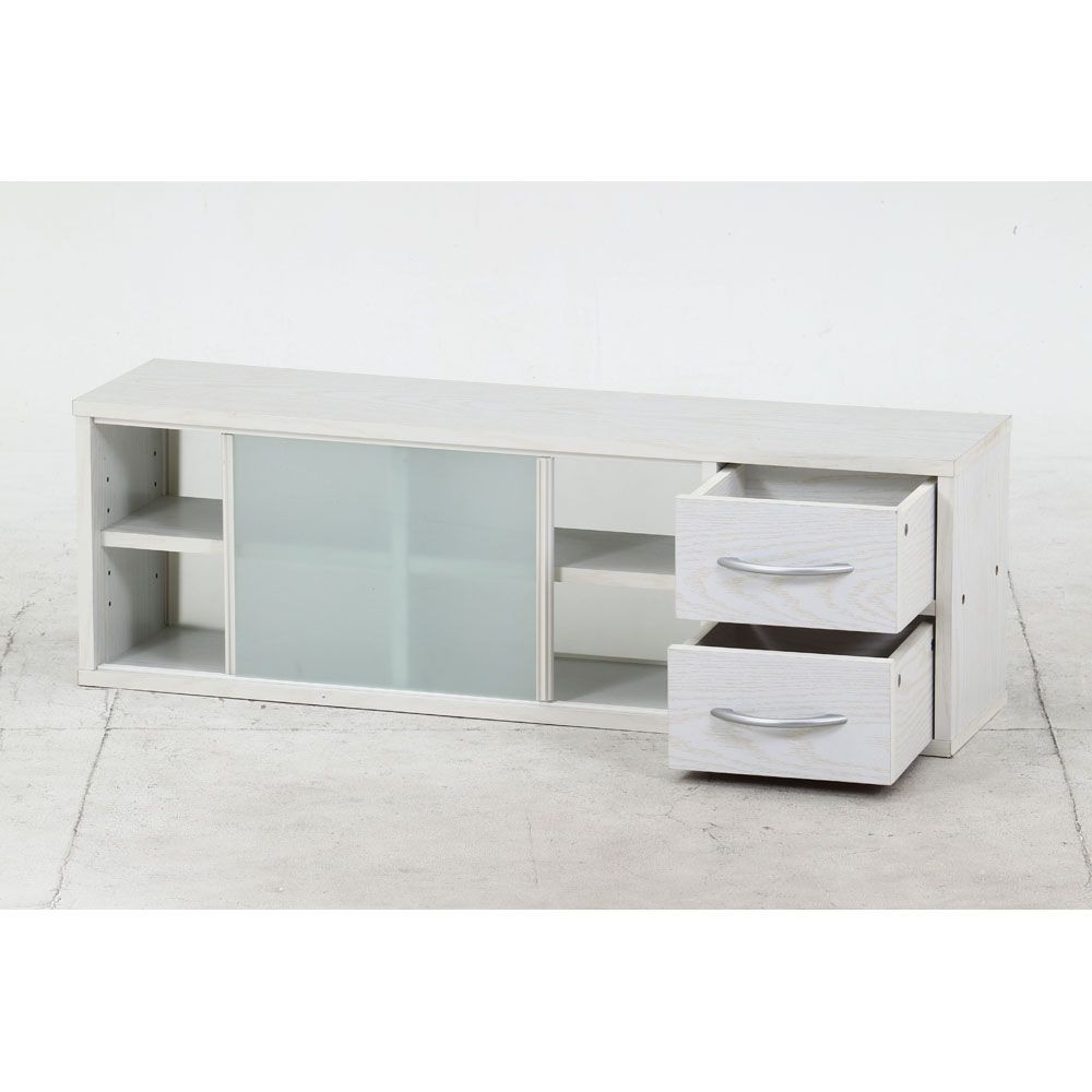 不二貿易 カウンター上収納ラック　９０幅　オークＷＨ【メーカー直送・代引不可】, ホワイト, 幅900mm&times;奥行265mm&times;高さ290mm