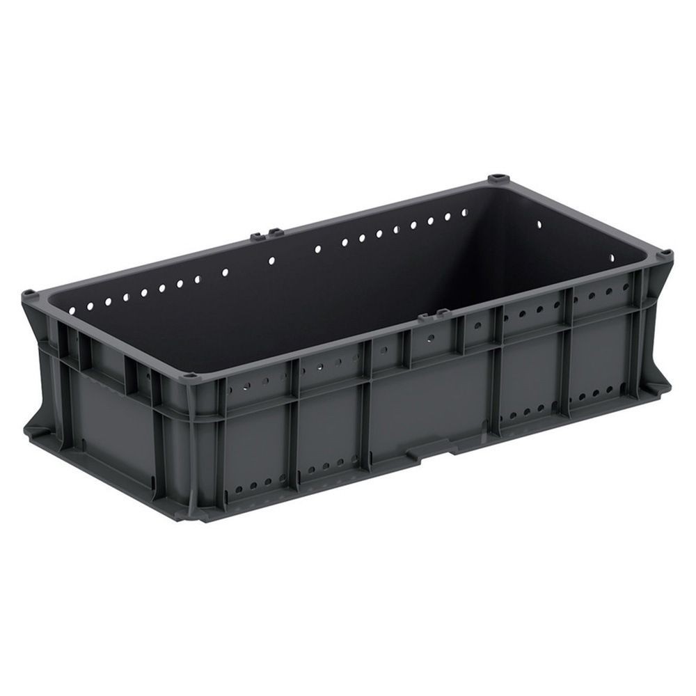 サンコー サンテナー B#60SS-2 グレー 102656-00 &times;10個セット【メーカー直送・代引不可】【法人限定】【日祝配送不可・時間指定不可】, グレー, 10P