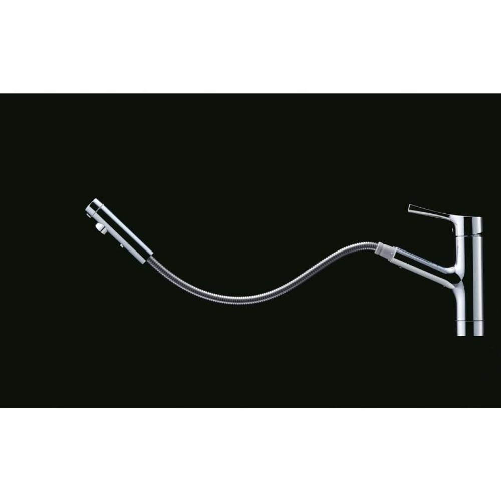 TOTO 台付シングル混合栓 一般地用 TKS05305JA, メッキ, TKS05305JA