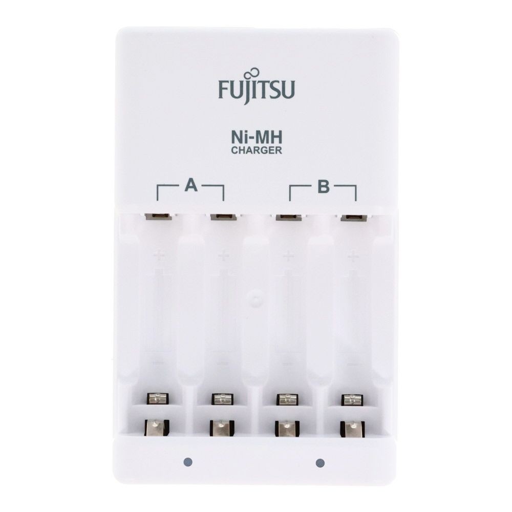 富士通ニッケル充電器 FCT345F-JP（FX）, ホワイト, 単3・単4両用