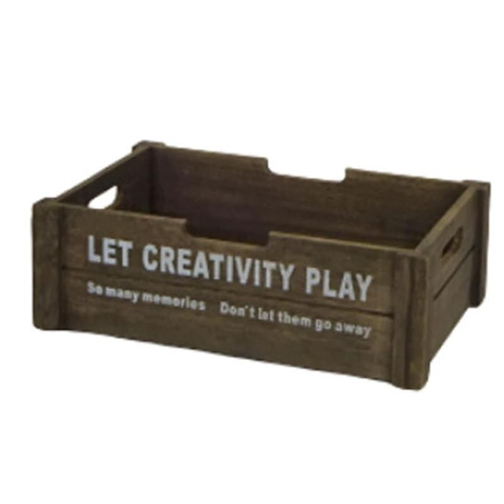 桐ボックス2　M　横, ブラウン, Lサイズ