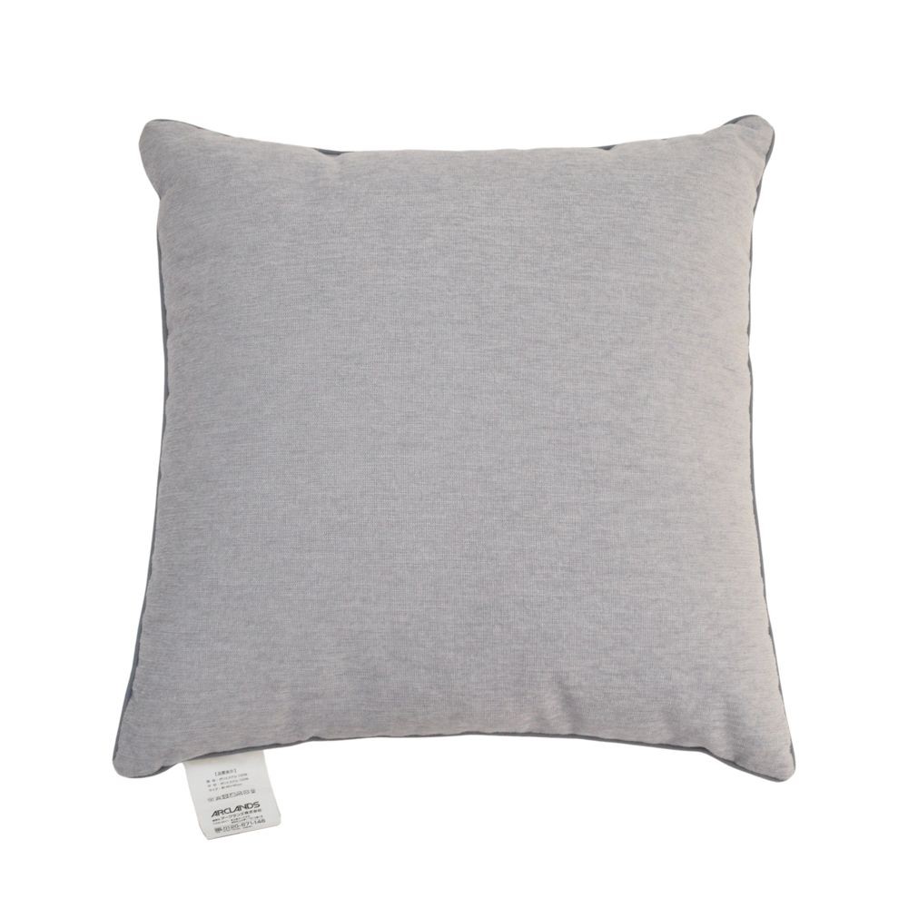 ウイザ WIZ'A 背当てクッション　リーネア, グレー, 45×45cm