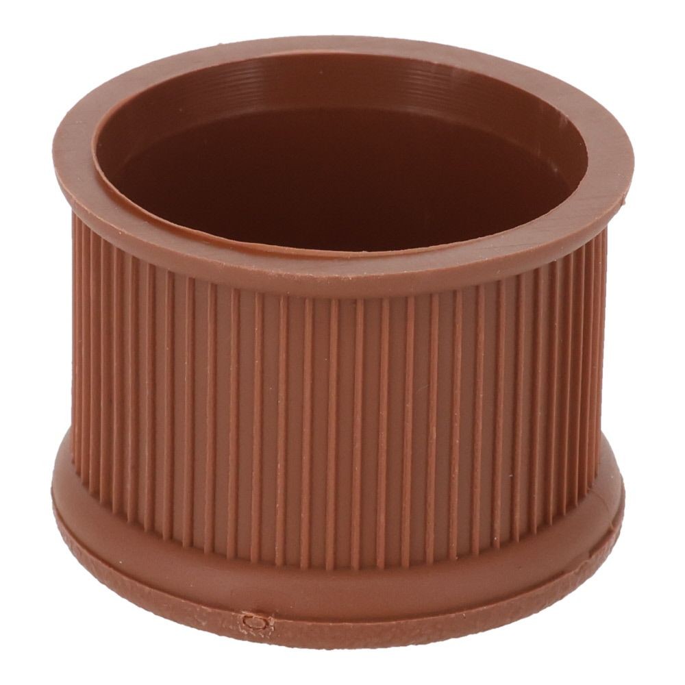 イス脚キャップ　丸　茶, 茶(21), 21mm