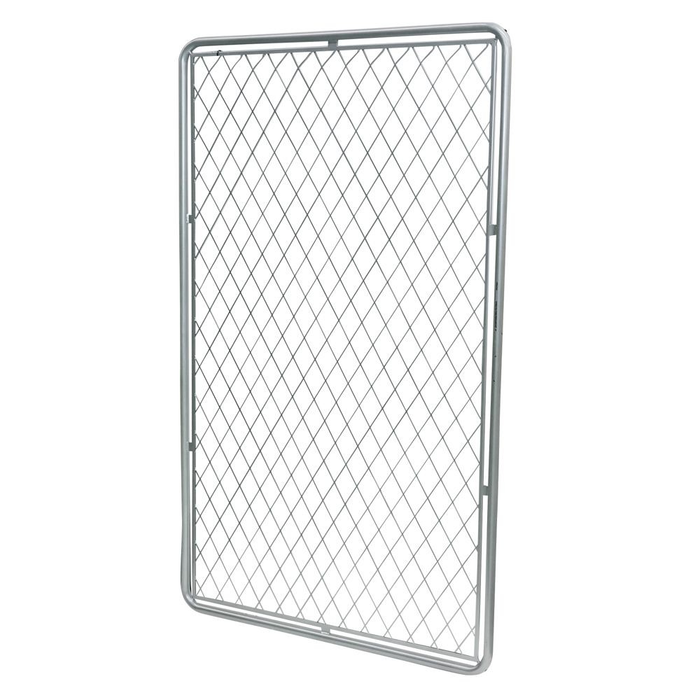 カスタムフェンス シルバー 幅９０ｃｍ&times;２５．４&Phi;, シルバー(90), 90cm