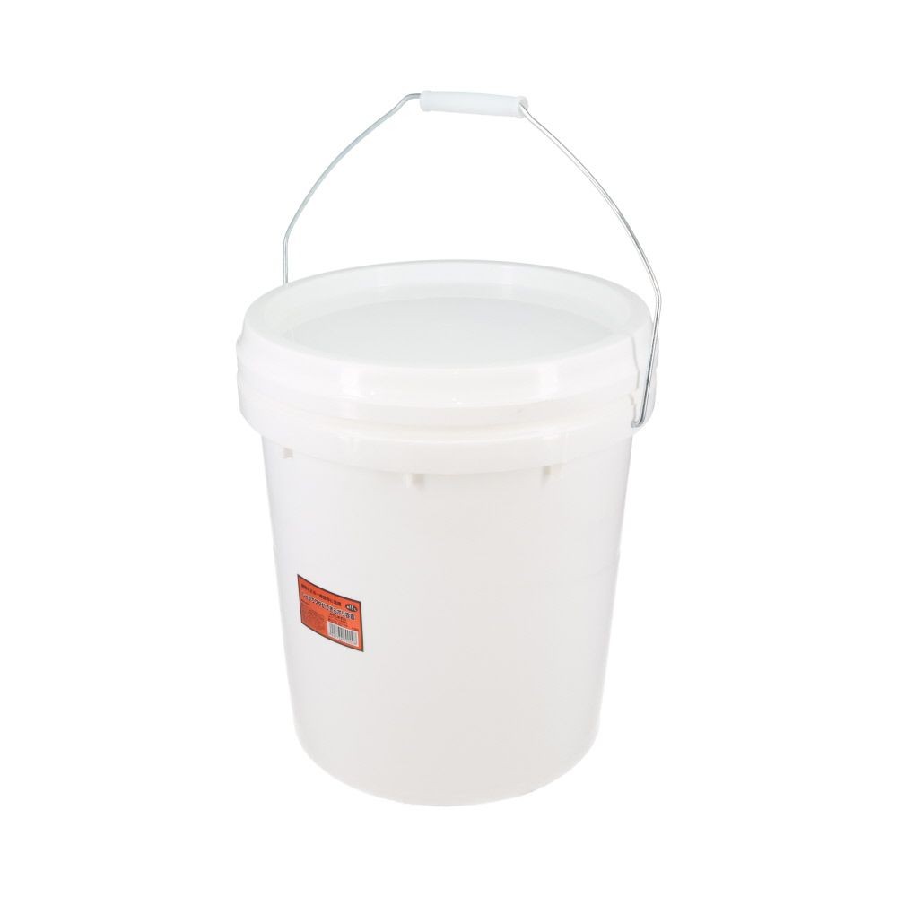 しっかりフタができるポリ容器　１５Ｌ, 白, 15L