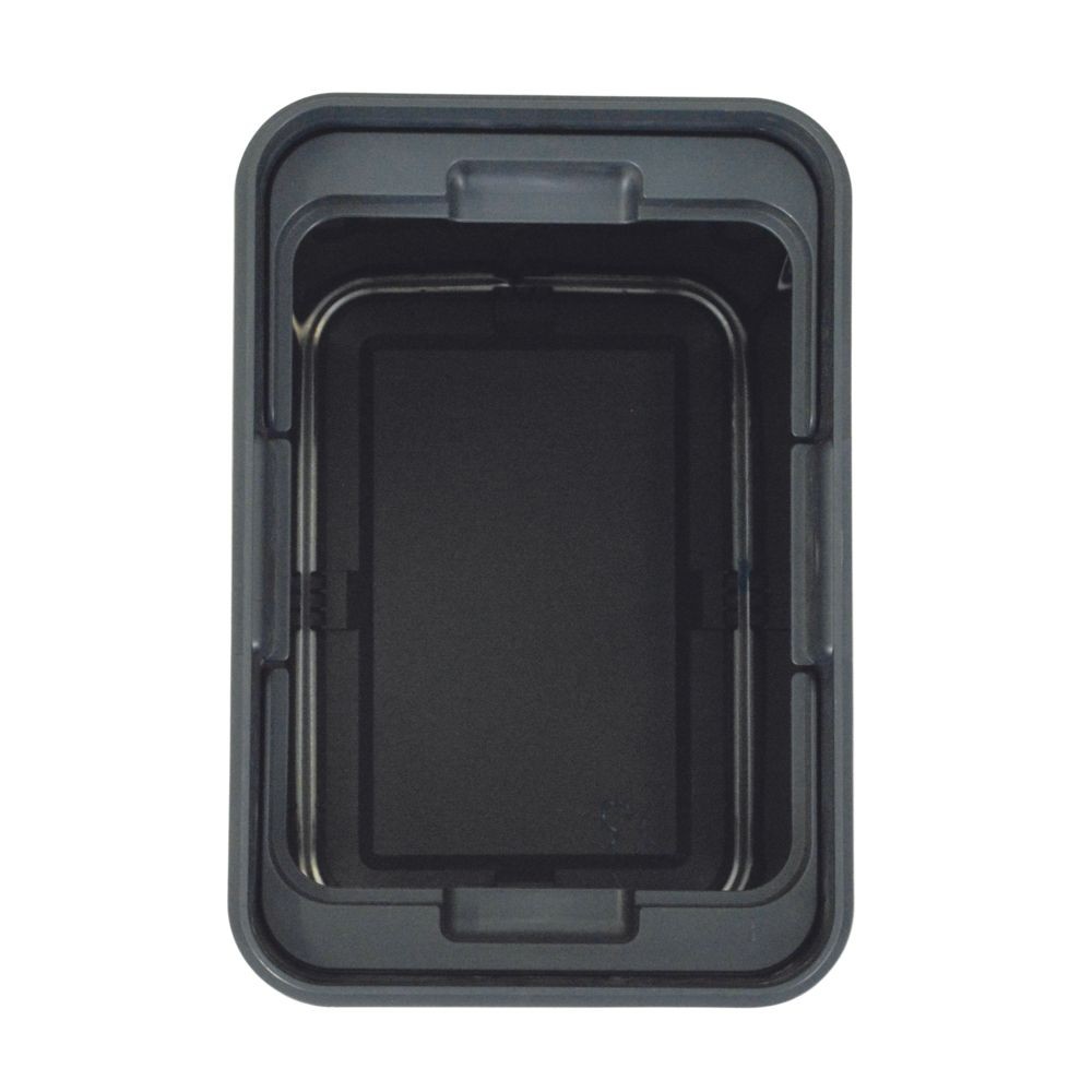 WIZ'A　ウィザ　両開きステンレスセンサーペール　9L, シルバー, 9.0L