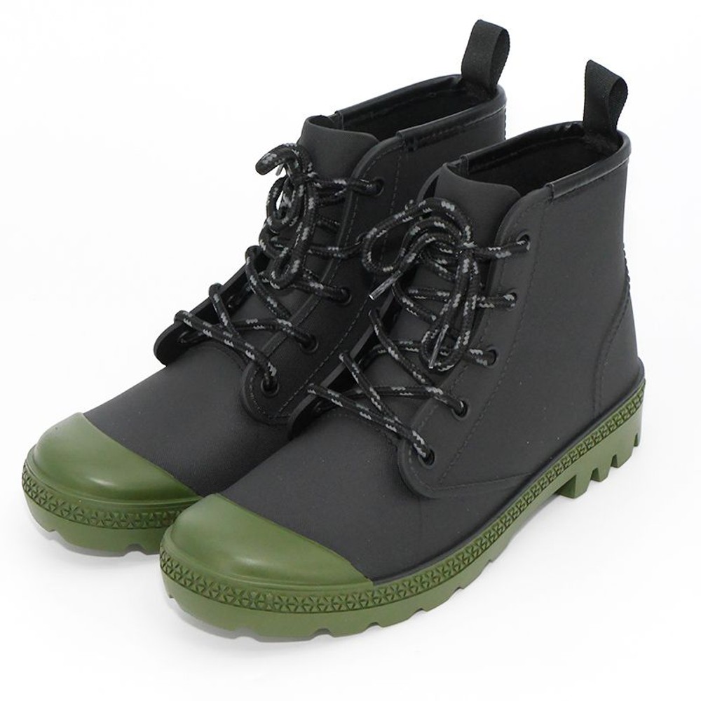 防水シューズ　ブラックｘカーキ, BK×KAK（SS）, ＳＳ：22〜23cm