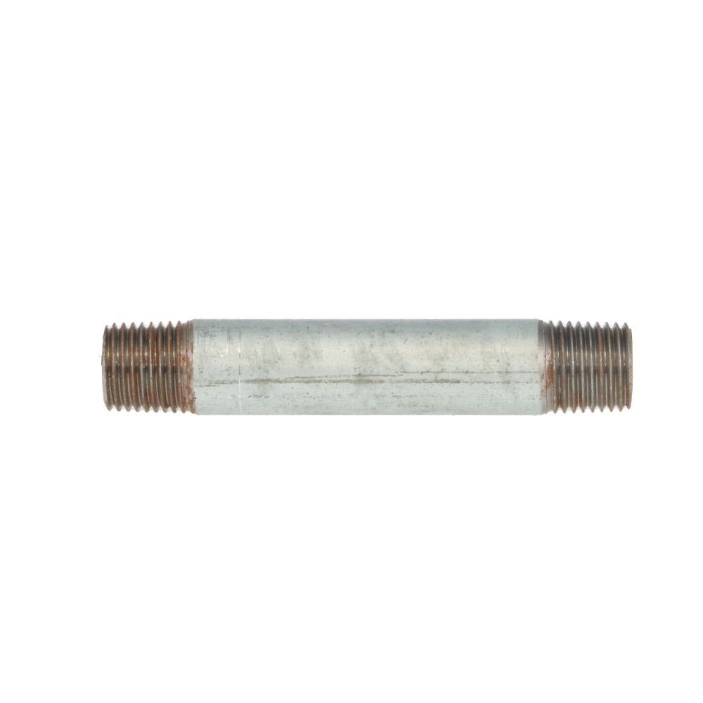 鋼管　ロングニップル　１/４×７５, シルバー, 1/4×75mm