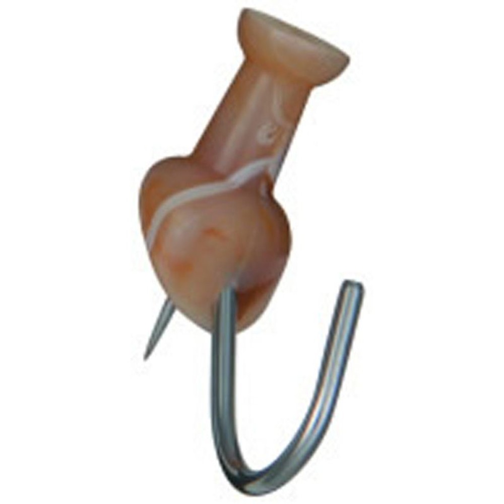 ベロス　ダルマボードフックピン, 白, 3個入り