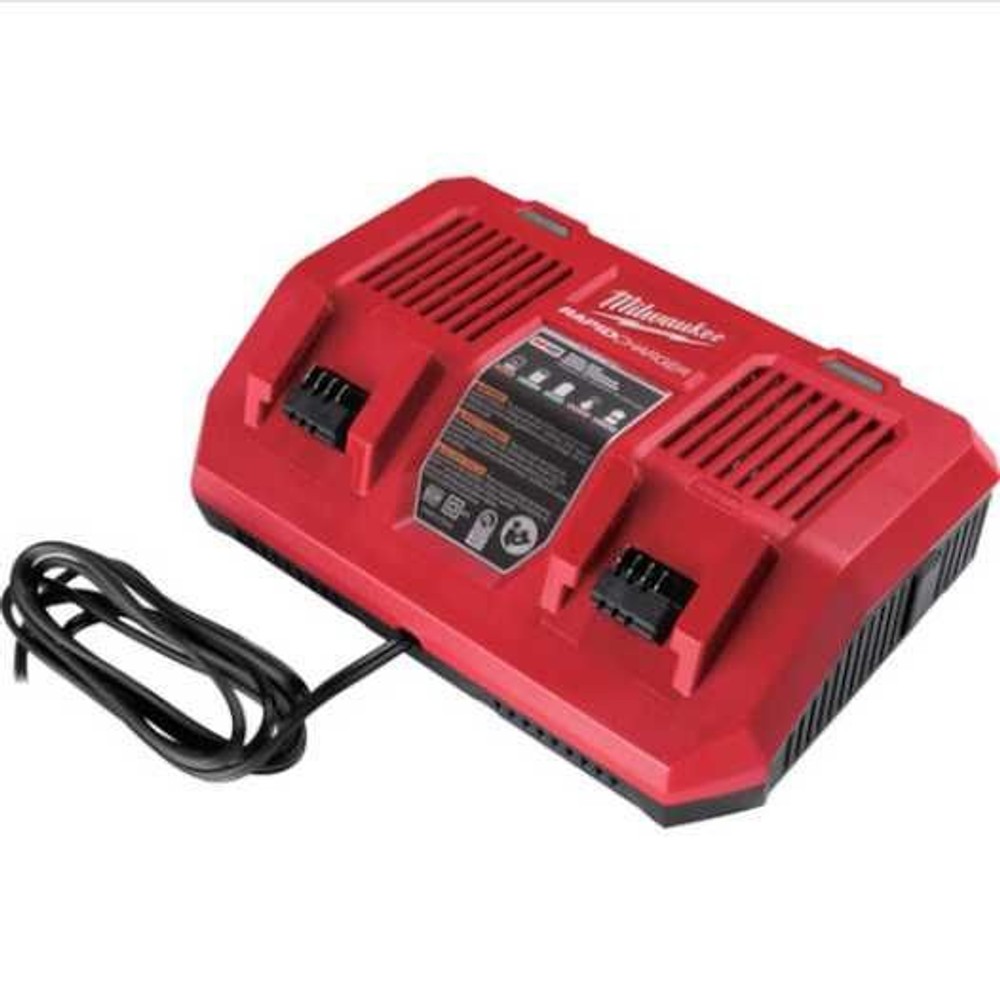 milwaukee M18 デュアルベイ充電器 M18DFCJP, レッド＋ブラック, M18DFCJP