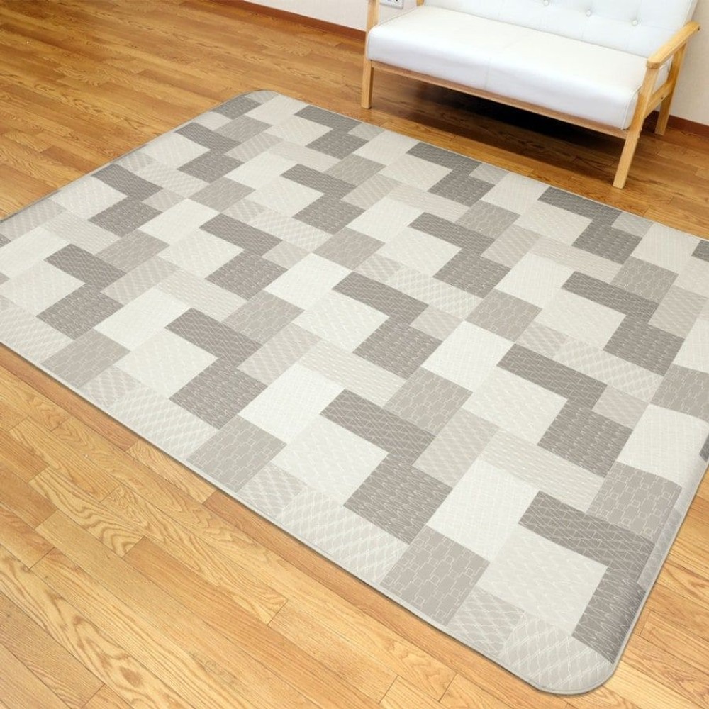【メーカー直送・代引不可】クッションフロアラグ, リトム, 182×300cm