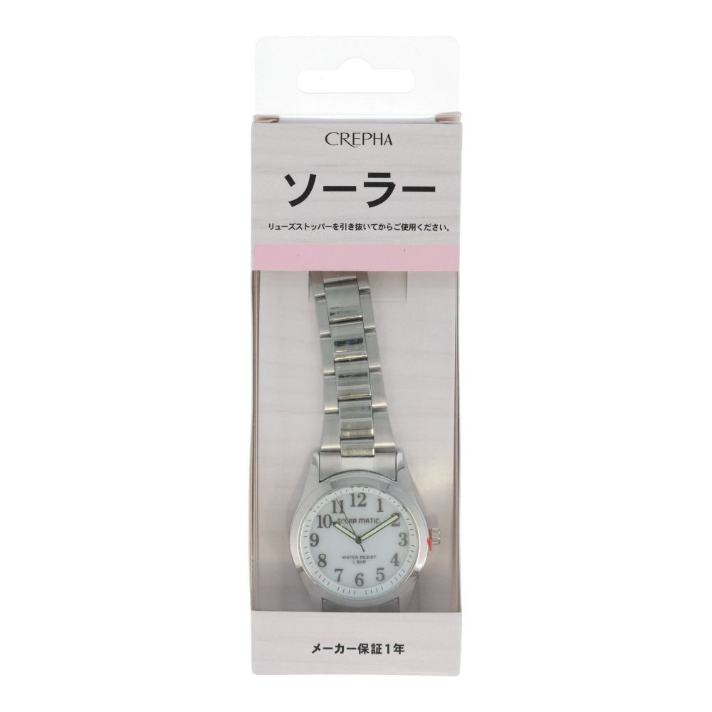 クレファー　ウォッチ, シルバー, メンズ