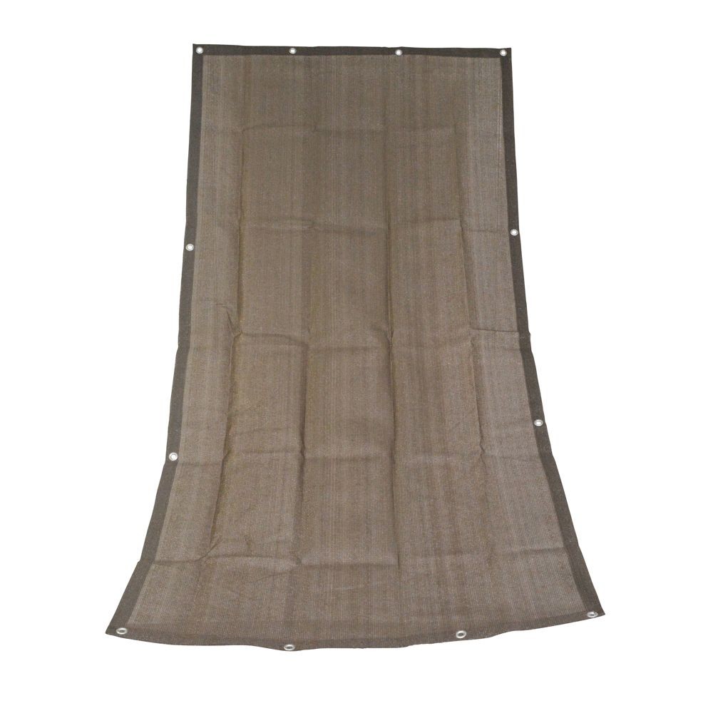 日よけオーニング  ナチュラルブラウン, ナチュラルブラウン（100&times;200）, 100&times;200cm