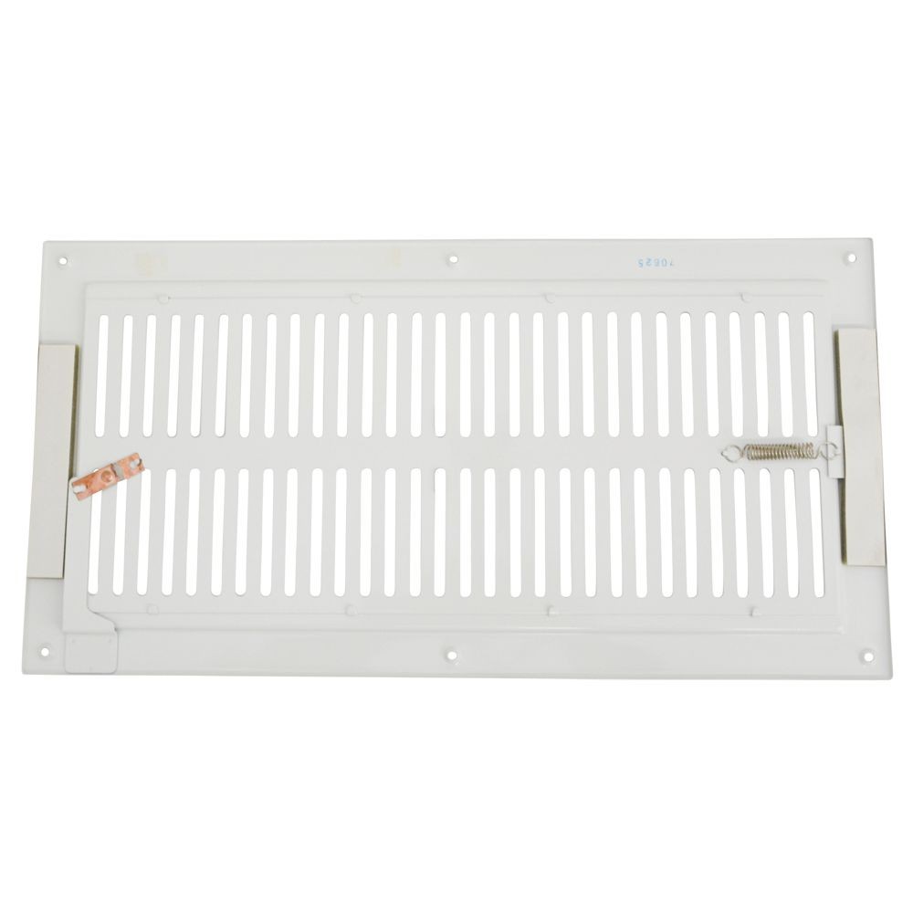 宇佐美工業　ステンレス製軒天換気口　萩　防火ダンパー付　２０&times;４０ｃｍ, ホワイト, 1個入り