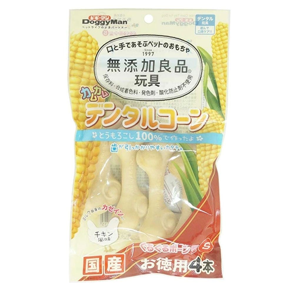 カムカムデンタルコーンボーン型Ｓチキンお徳用4本, その他カラー１, 幅140mm&times;奥行24mm&times;高さ240mm