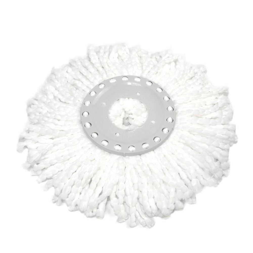 回転式水切りモップ用スペアヘッド　2個入, ホワイト, 2個入り