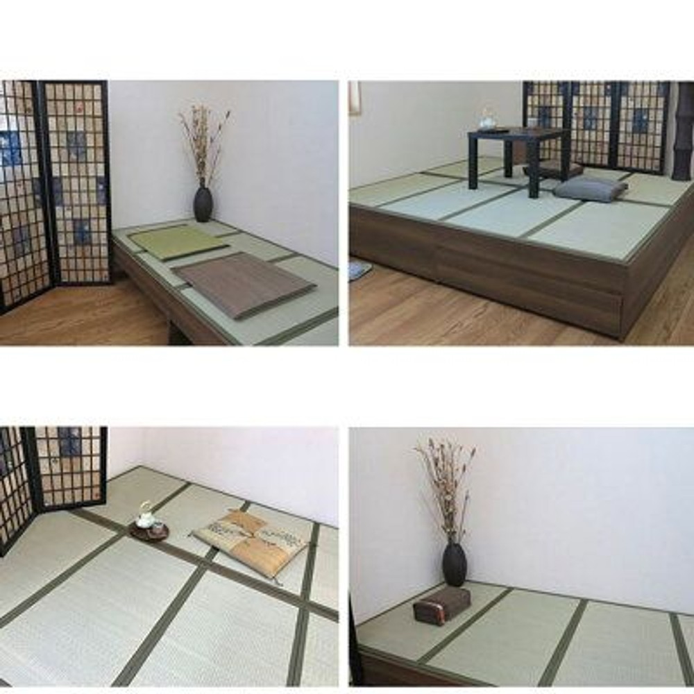 畳ベッド  ヘッドレス  収納付き  シングルサイズ, ブラック, 収納付きシングル