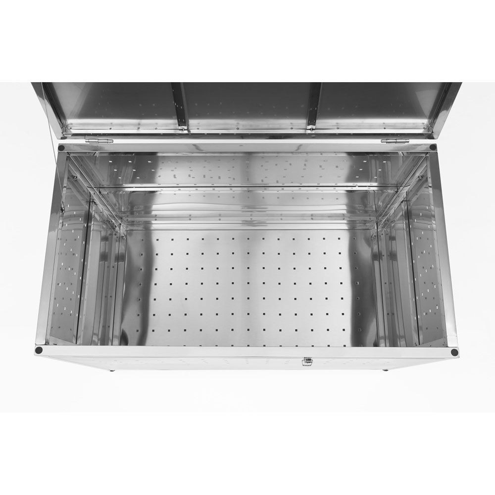 ステンレスごみ保管庫  組立式【メーカー直送・代引不可】, ステン（60）, 60cm幅