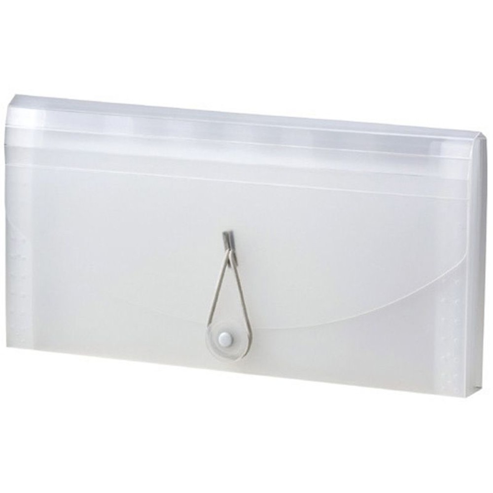 semac（セマック）　ドキュメントファイル　長3封筒　W, ホワイト, 長3封筒