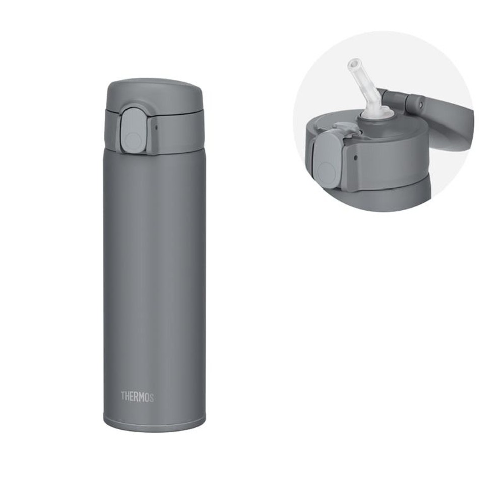 サーモス　真空断熱ストローボトル　ＦＫＡー５００　ＤＧＹ, ダークグレー, 510ml