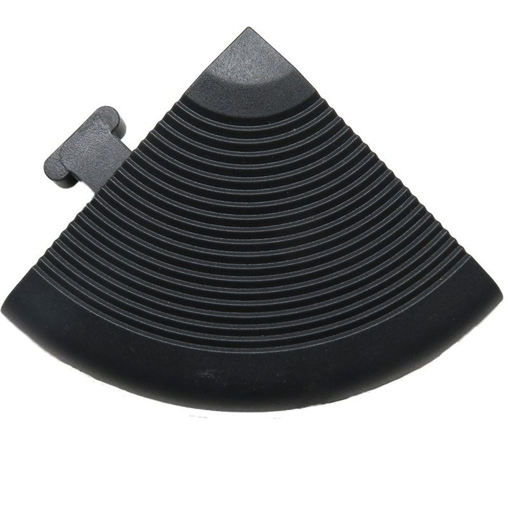 ジョイント式パネルアクセサリー　コーナー, ライトブラック, コーナー