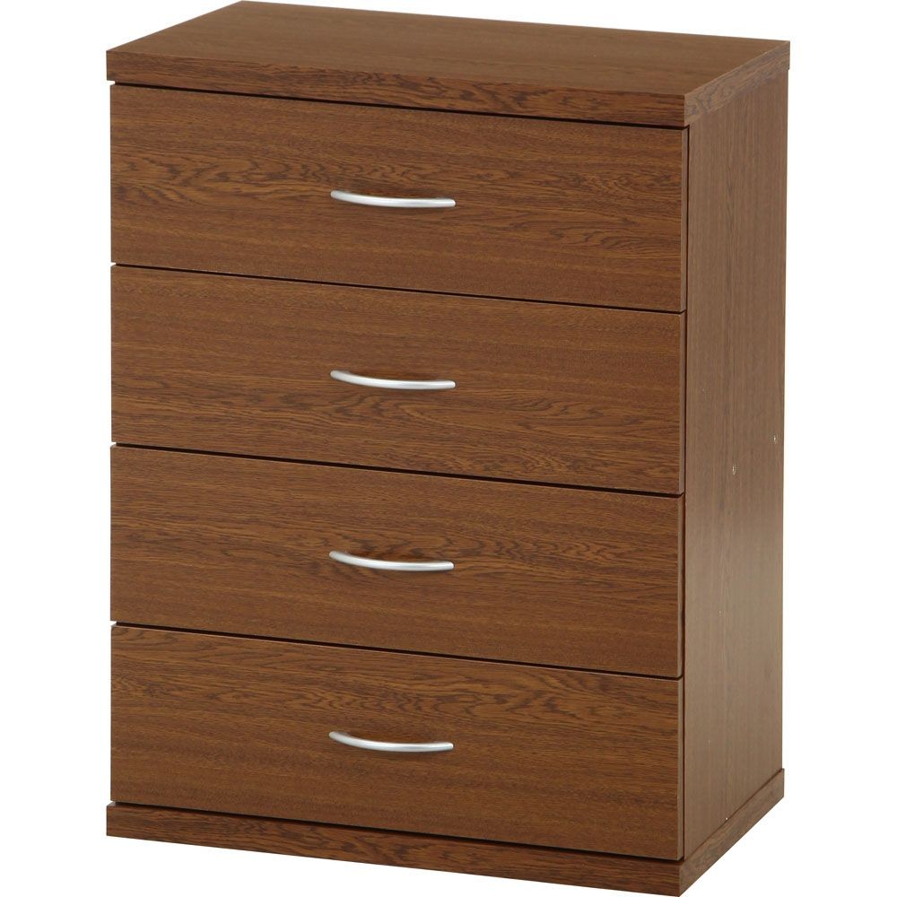 不二貿易 ラルゴ　チェスト　オークＢＲ【メーカー直送・代引不可】, ブラウン, 幅600mm×奥行415mm×高さ800mm