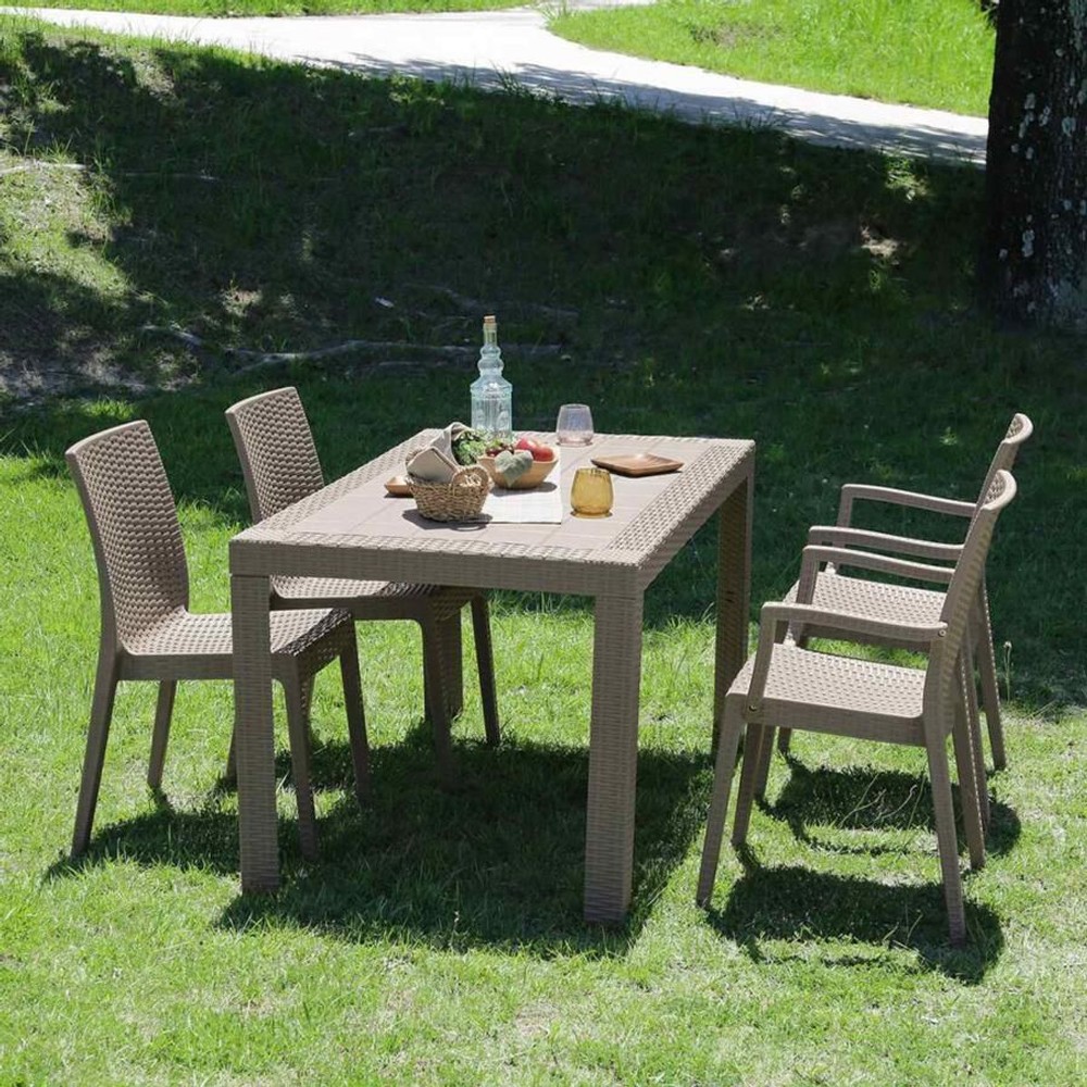 不二貿易  ステラ　テーブル　80×140 【メーカー直送・代引不可】, グレー, 80×140cm