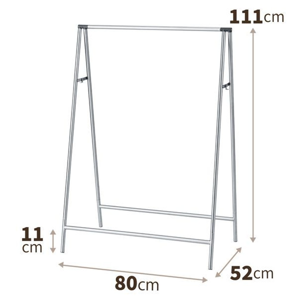 天馬 ポーリッシュ インテリア物干し ふとん干し PSI-07, ステンレス, 屋内用