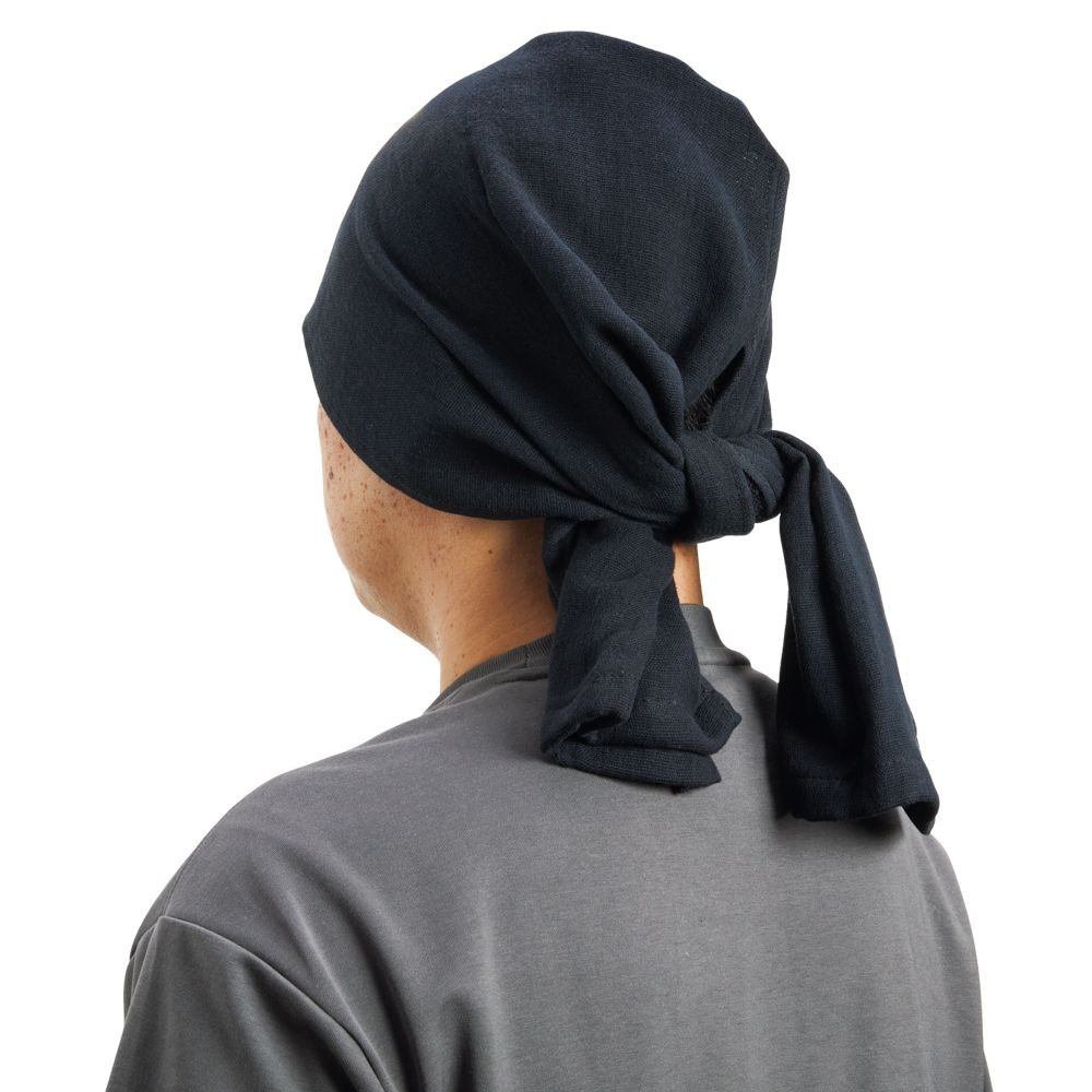 ウィザ WIZ'A頭にしっかり巻けるガーゼロングタオル, ブラック, ロング