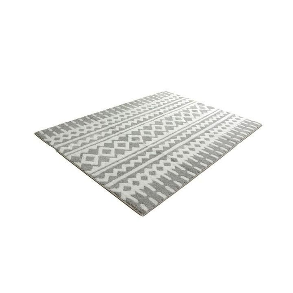 イケヒコ ラグ カーペット 1.5畳 北欧柄 滑り止め付き グレー 約140&times;200cm  グレー 【メーカー直送・代引不可】, グレー, 140&times;200cm