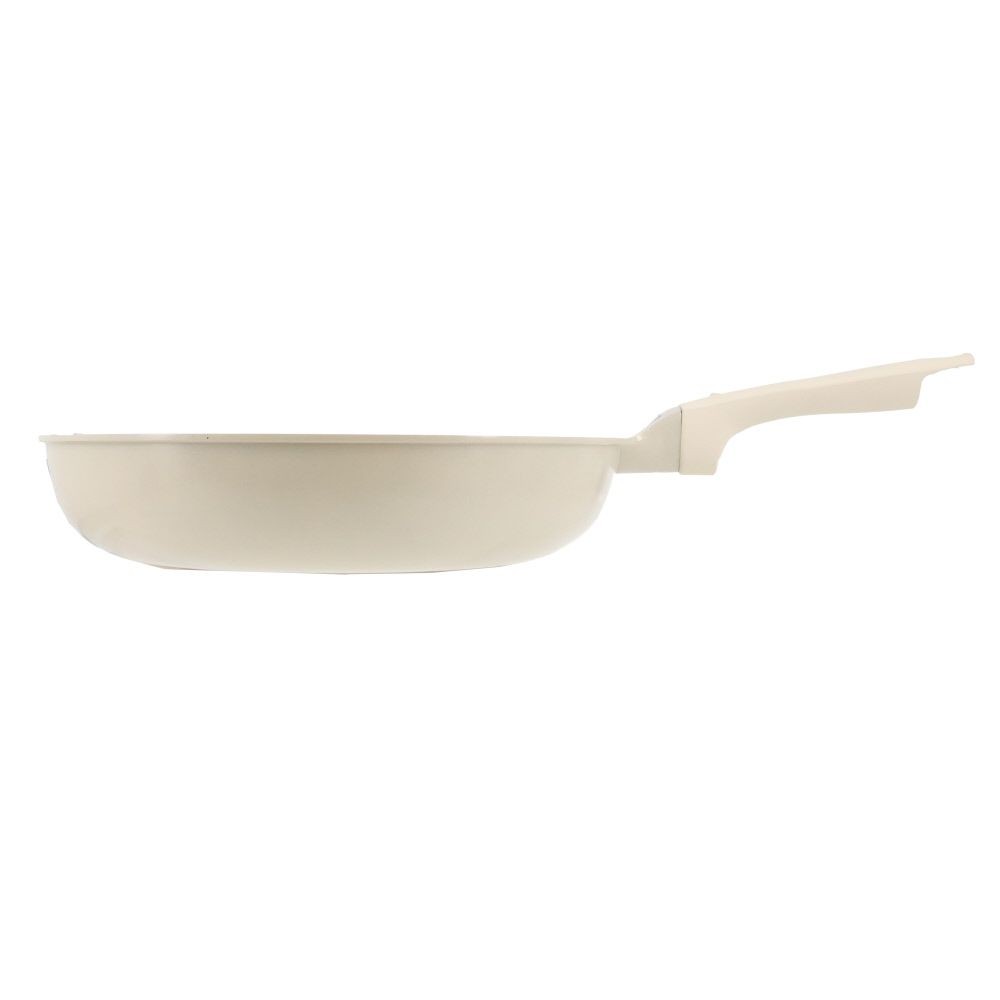 ウィザ WIZ'A　汚れが落としやすい軽量ＩＨフライパン, クリーム(20), 20cm