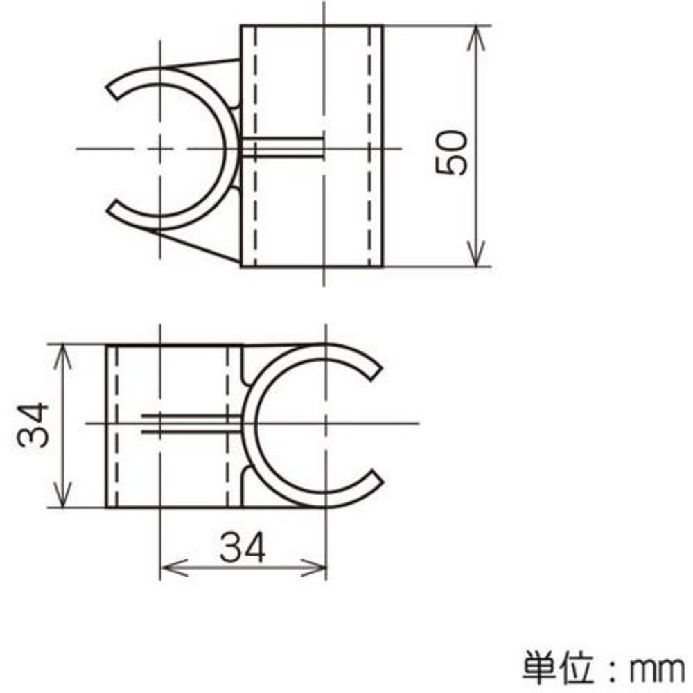 YAZAKI 矢崎化工 イレクタープラスチックジョイント J-13B S クロス用 Φ28用, アイボリー, J-13B S（2方向クロス）
