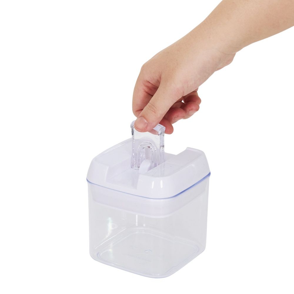 レバーロックキャニスター  ラクパカ ４５０ｍｌ, クリア, 450ml