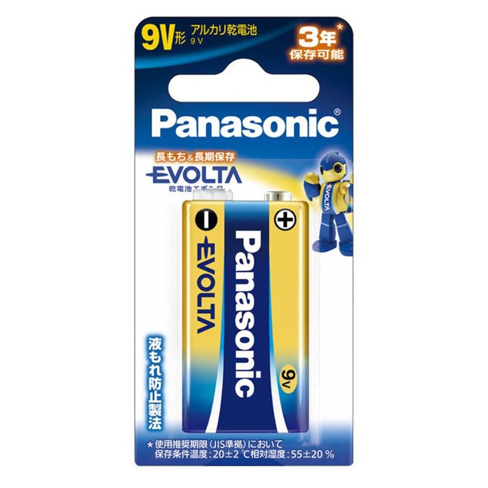 パナソニック　乾電池エボルタ　9V形, 9V形（1）, 1個入り