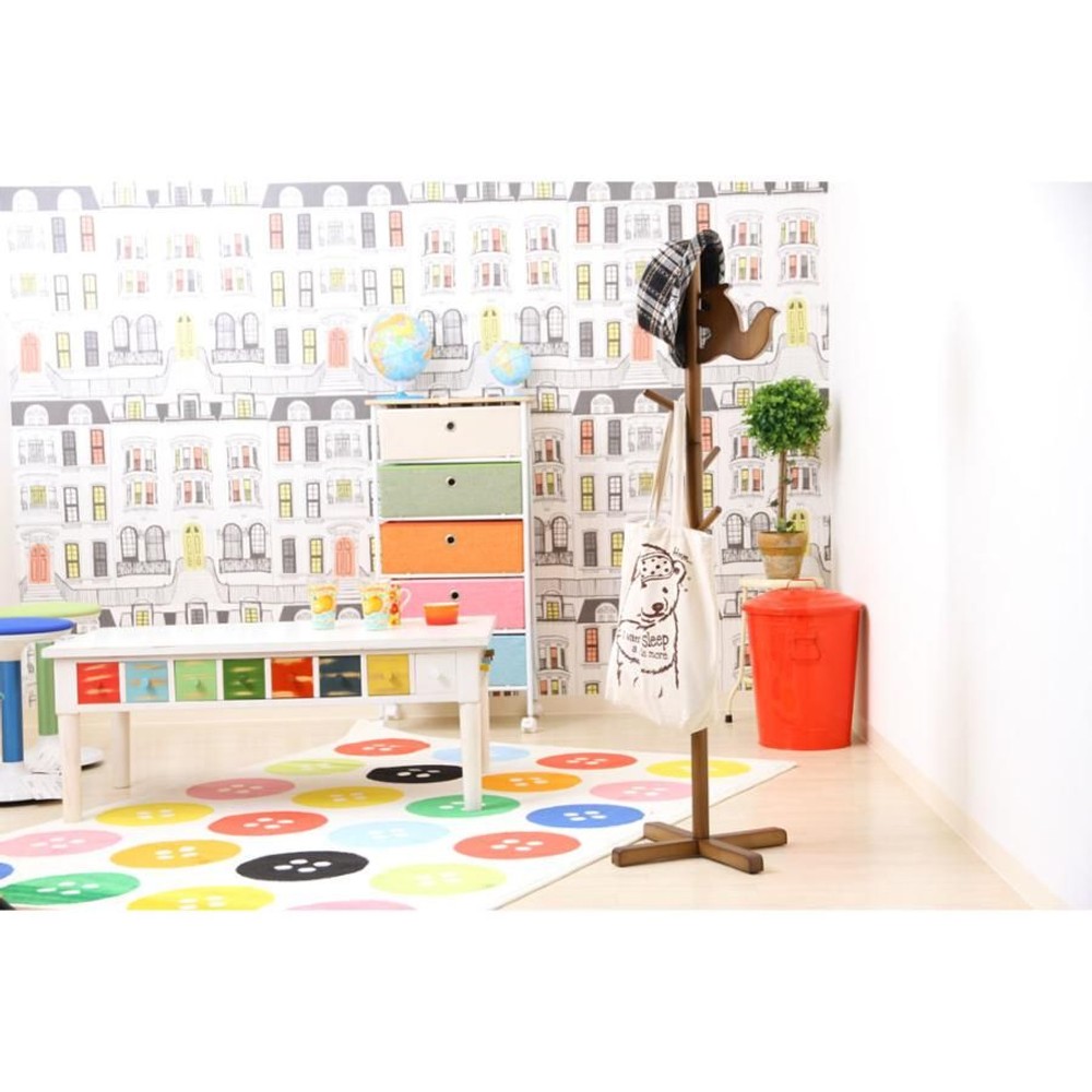 不二貿易  キッズポールハンガー　リス　ＮＡ 【メーカー直送・代引不可】, ナチュラル, リス