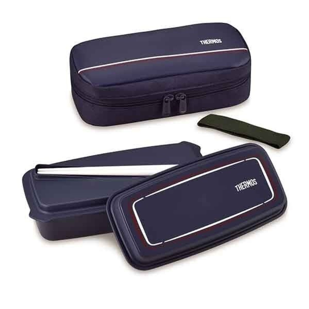 サーモス　フレッシュランチボックス　ＤＪＯー６００　ネイビー, ネイビー, 600ml